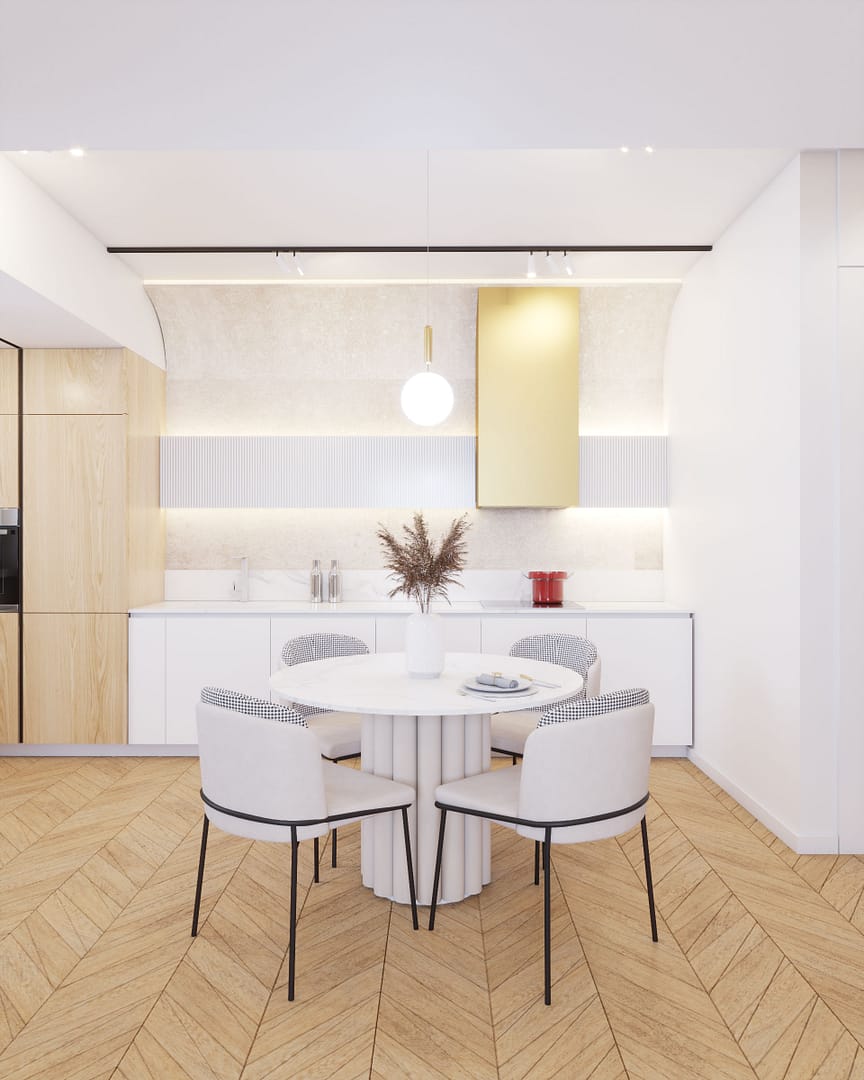 Modern apartment interior design